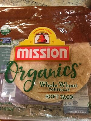Organic Whole Wheat Tortillas Soft Taco