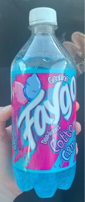 Cotton candy flavored soda