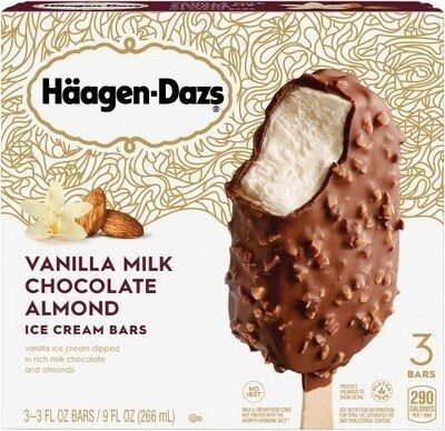 Haagen dazs vanilla & almond ice cream bar