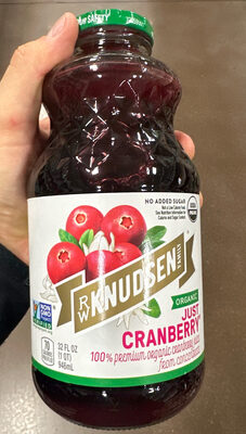 Organic Just Cranberry Juice