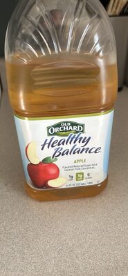 Healthy Balance Apple Flavored Reduced Sugar Juice Cocktail From Concentrate