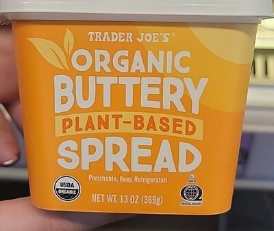 organic buttery plant based spread