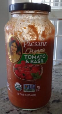 Premium Organic Tomato & Basil Pasta Sauce