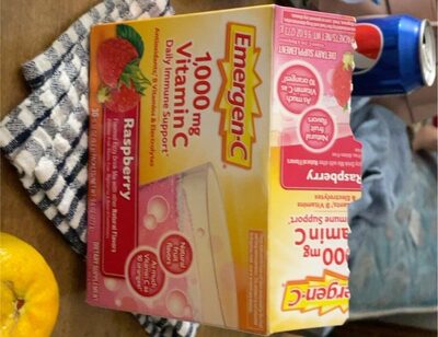 Emergen-C Raspberry Flavored Fizzy Drink Mix