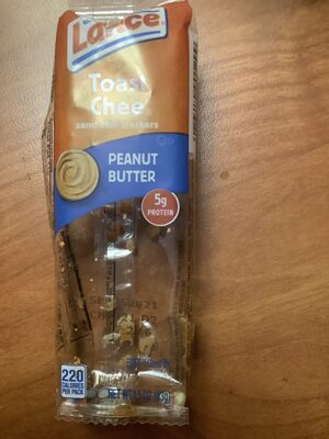 Sandwich crackers, real peanut butter