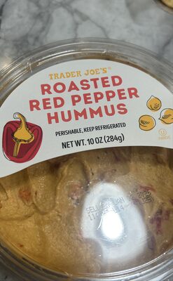 Roasted red pepper hummus