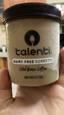 Cold Brew Coffee Dairy Free Sorbetto