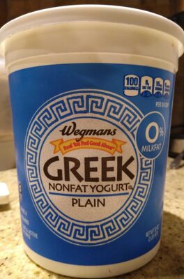Greek Nonfat Yogurt, Plain