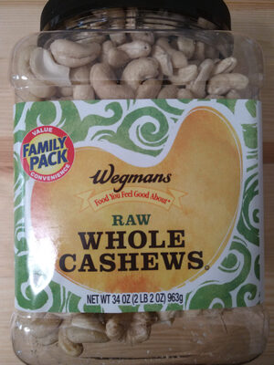Raw Whole Cashews