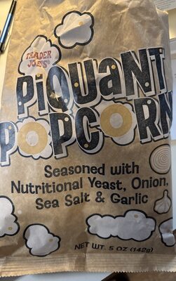 Piquant popcorn