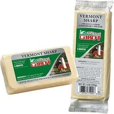 Vermont Sharp, Hand Selected Premium Cheddar Cheese