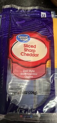 Sliced Sharp Cheddar