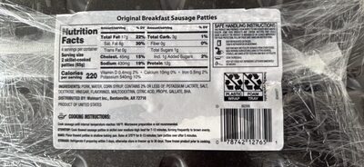 Original Breakfast Sausage Patties