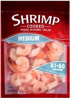 Medium cooked shrimp