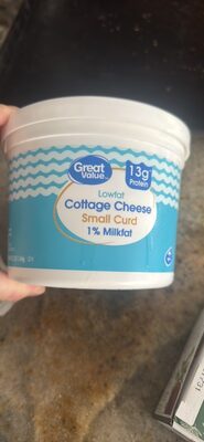 Lowfat Cottage Cheese Small Curd 1% Milkfat