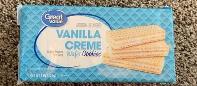 Vanilla creme wafer cookies