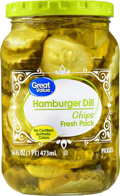 Hamburger Dill Chips Pickles