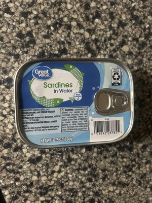 Sardines in water