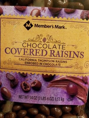 Chocolate raisins