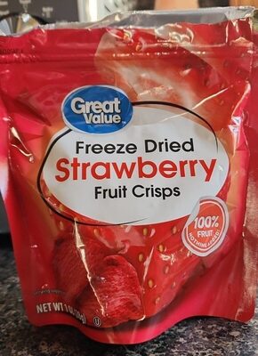 Freeze Dried Strawberry Fruit Crisps