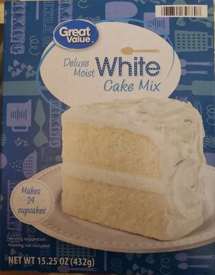 Great Value Deluxe Moist White Cake Mix