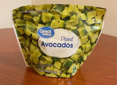 Great Value Diced Avocados, 10 Oz