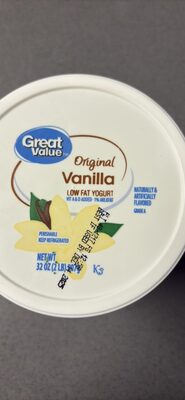Original Vanilla Low Fat Yogurt