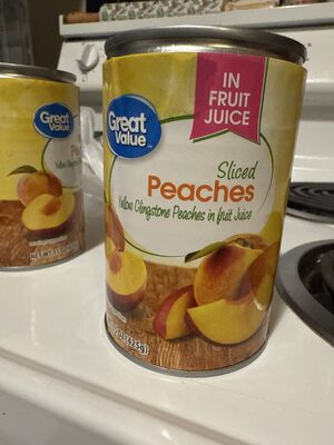 Sliced peaches