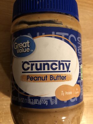 Great value, crunchy peanut butter
