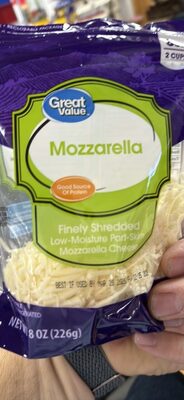 Mozzarella Finely Shredded Low-Moisture Part-Skim Mozzarella Cheese