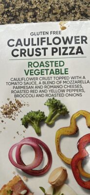 Cauliflower Crust Pizza Roasted Vegetable