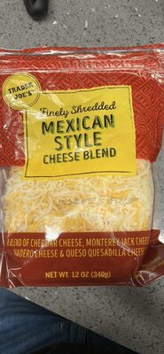 Finely Shredded Mexican Style Cheese Blend