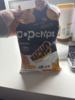 Nacho Flavored Popped Potato Snack