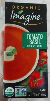 Organic Creamy Tomato Basil Soup