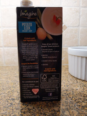 Organic Potato Leek Creamy Soup