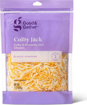 Good & gather colby jack classic shredded colby