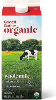 Organic whole milk