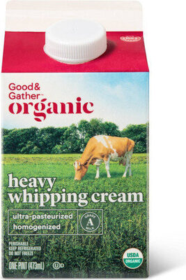 Organic heavy whipping cream