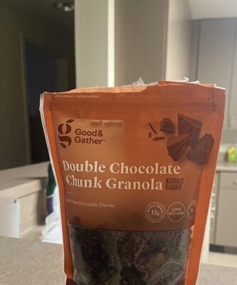 Double dark chocolate chunk granola