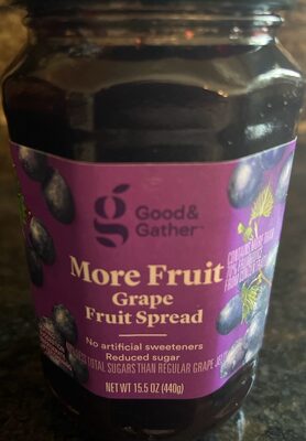 More Fruit Grape Fruit Spread