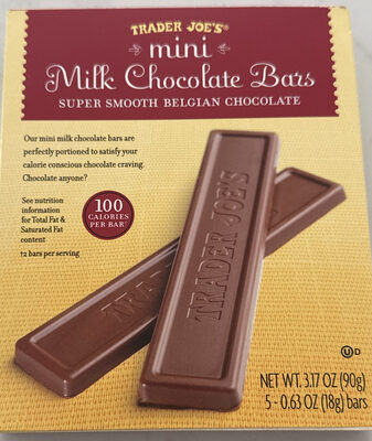 Mini Milk Chocolate Bars