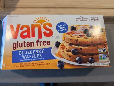 Gluten Free Blueberry Waffles