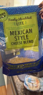 Finely Shredded Lite Mexican Style Cheese Blend