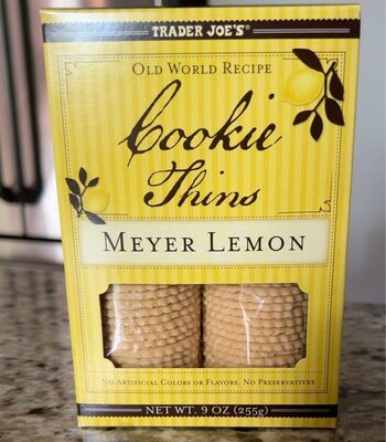 Meyer Lemon Cookie Thins