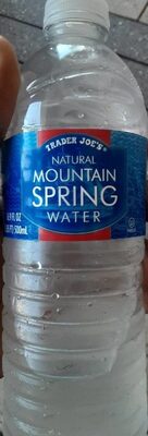 Natural mountain spring water
