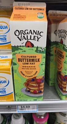 Cultured Lowfat Buttermilk organic valley quart