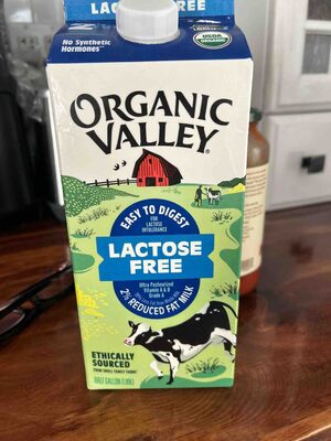 Organic Valley Lactose Free 2% Reduced Fat Milk