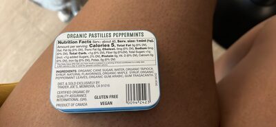 Organic Pastilles Peppermints