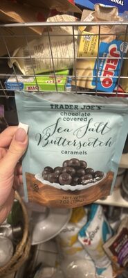 chocolate covered Sea Salt Butterscotch caramels