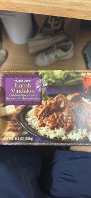 Lamb Vindaloo Lamb in Spicy Curry Sauce with Basmati Rice